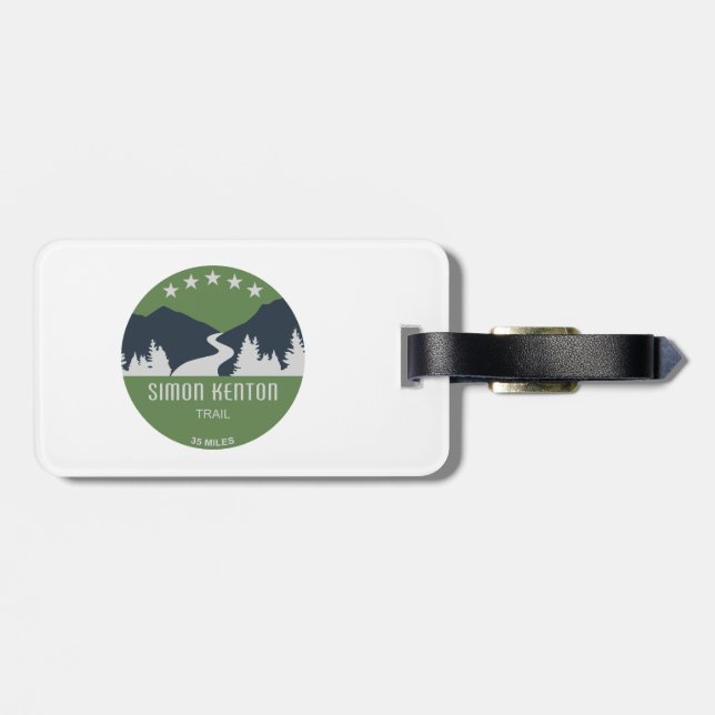 Simon Kenton Trail Luggage Tag (Back Horizontal)
