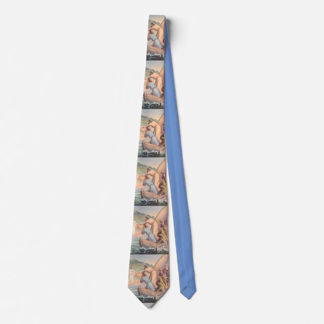 Simon Lovest Thou Me Devotional Fine Art Tie (Front)