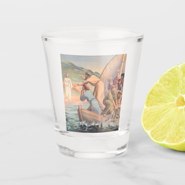 Simon lovest thou Me Shot Glass (Front)