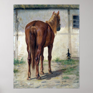 Simon Ludwig Ditlev Simonsen Back View Poster