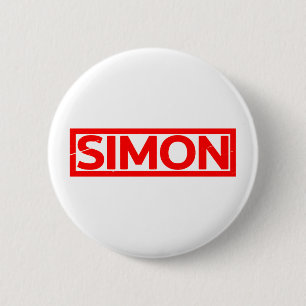 Simon Stamp 6 Cm Round Badge