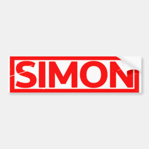 Simon Stamp Bumper Sticker