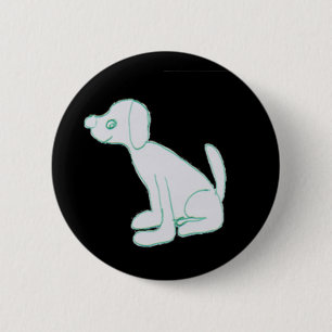 Simon the Great Dane 6 Cm Round Badge