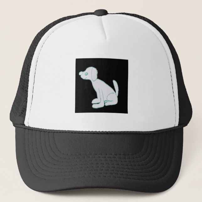 Simon the Great Dane Trucker Hat (Front)