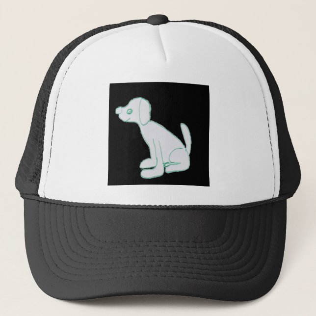 Simon the Great Dane Trucker Hat (Front)