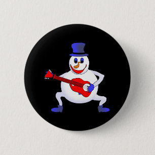 Simon The Snowman 6 Cm Round Badge