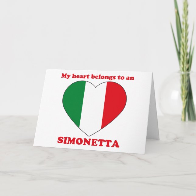 Simonetta Holiday Card (Front)