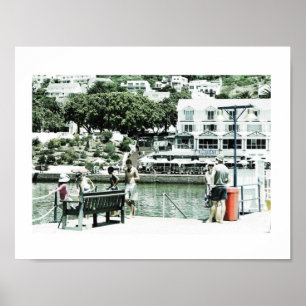Simon's Town Navy Harbour Cape Town Poster