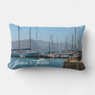 Simon's Town Navy Harbour South Africa Lumbar Cushion