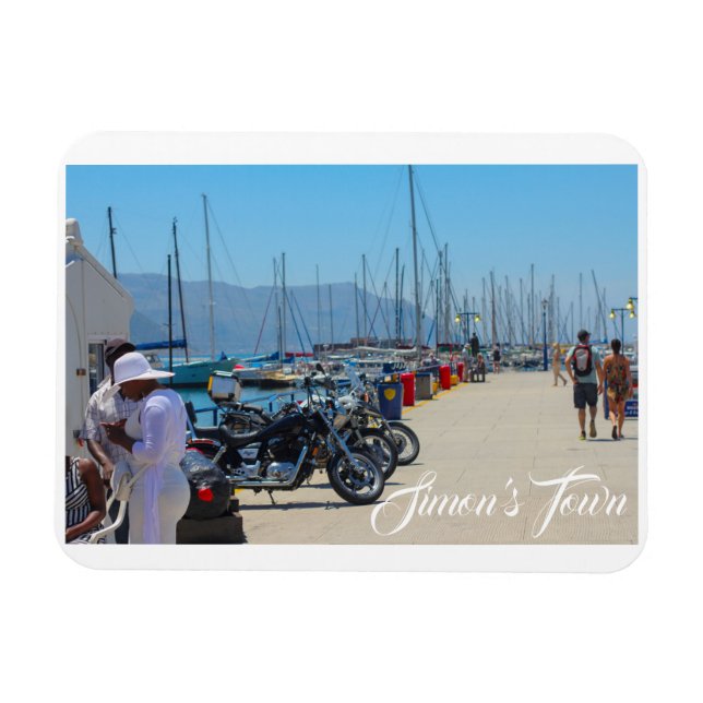 Simon's Town Navy Harbour South Africa Magnet (Horizontal)