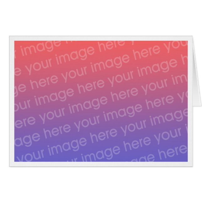 Simple 0.2 inch All Around White Border Template (Front Horizontal)