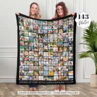 Simple 143 Square Photo Collage Personalised