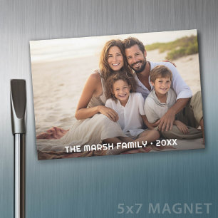 Simple 1 Photo Full Coverage - Chunky Text Overlay