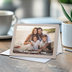 Simple 1 Photo Full Coverage - Chunky Text Overlay Card