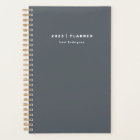 Simple 2023 Titanium Grey Weekly Monthly Non-Dated