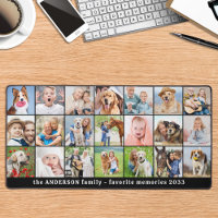 Simple 21 Photo Collage Custom Text Personalised