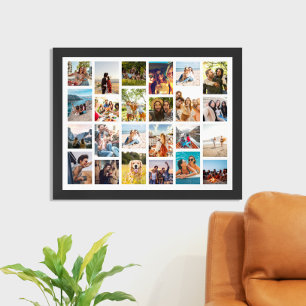 Simple 24 Photo Collage Poster