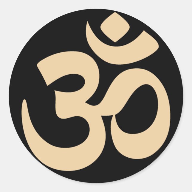 Simple 3rd Eye Symbol Classic Round Sticker (Front)