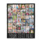 Simple 48 Photo Collage Your Colour Personalised