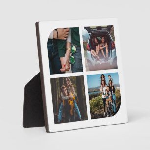 Simple 4 Photo Collage Plaque