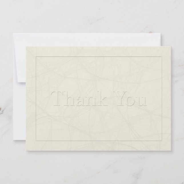 Simple 4 Sympathy Thank You Flat Cards (Front)