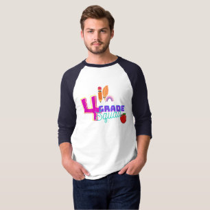 Simple 4th Grade Squad Crew Team Back to school T-Shirt