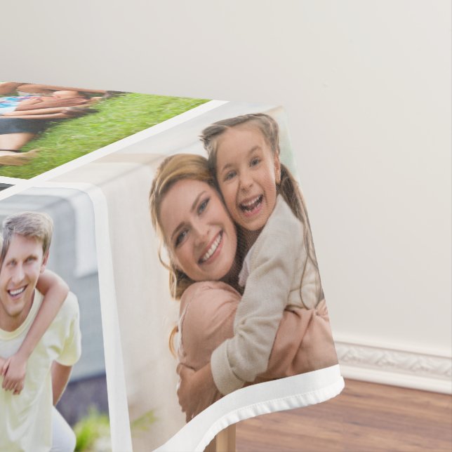 Simple 60 Photo Collage Tablecloth (In Situ)