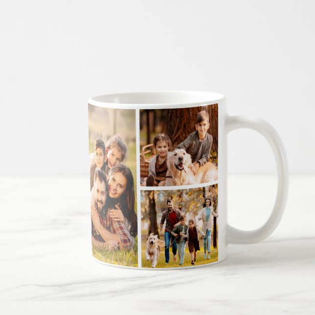Simple 6 Photo Collage Coffee Mug (Right)