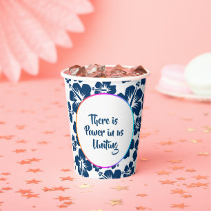 Simple AAPI Heritage Floral Celebration Cup
