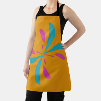 Simple Abstract Butterfly Apron