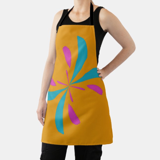 Simple Abstract Butterfly Apron (Insitu)