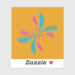 Simple Abstract Butterfly Flight Messy Pattern