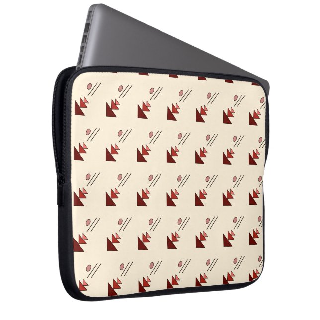 Simple Abstract  Laptop Sleeve (Front Right)