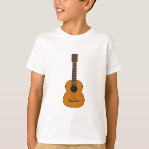 Simple Acoustic Guitar Cartoon T-Shirt