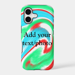 Simple acrylic pour marble add your text name cust