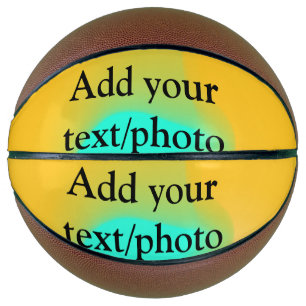 Simple acrylic pour marble add your text name cust basketball