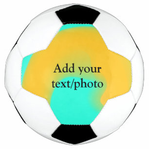 Simple acrylic pour marble add your text name cust soccer ball