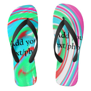 Simple acrylic pour marble add your text name cust thongs