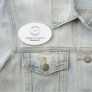 Simple Add Logo Employee Name Job Title Any Colour Tag