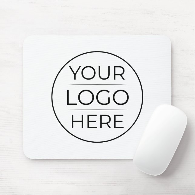 Simple Add Your Logo Business Mouse Pad (With Mouse)
