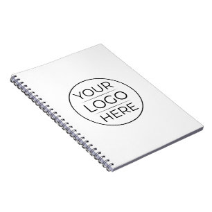 Simple Add Your Logo Business Notebook