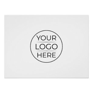 Simple Add Your Logo Business Poster