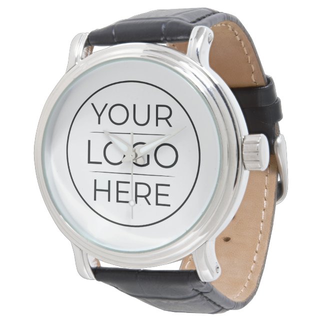 Simple Add Your Logo Business Watch (Angled)