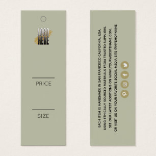 Simple Add Your Logo  Sage Green Clothing