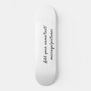 Simple add your name text Customise photo Coffee M Skateboard
