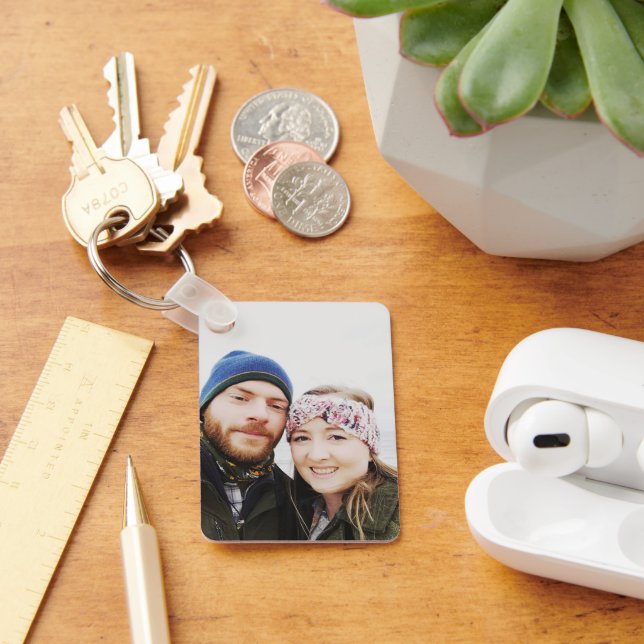 Simple Add your Photo  Key Ring (Desk)