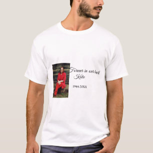 simple Add your photo text memorial keepsake T-Shirt