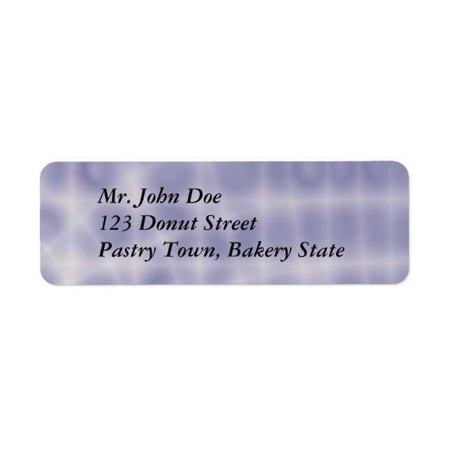 Simple Address Label Return Address Label (Front)