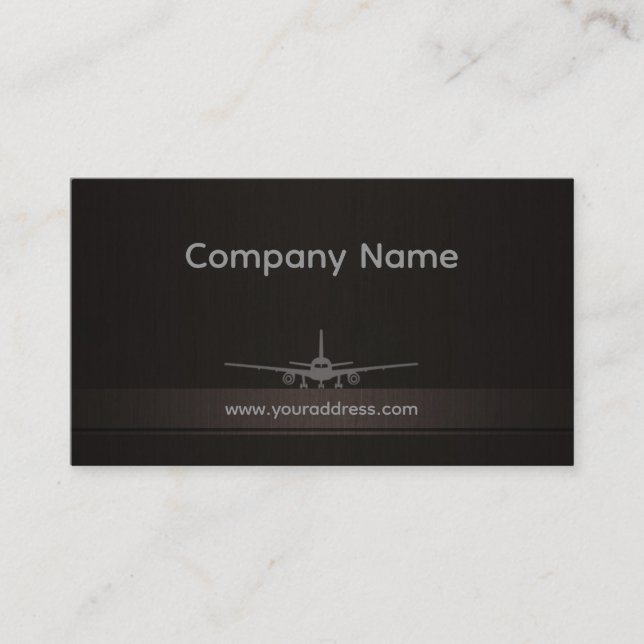 Simple Aeroplane Company Business Card (Front)