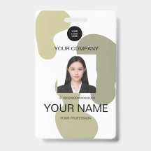 Simple Aesthetic Abstract Pattern Custom NamePhoto